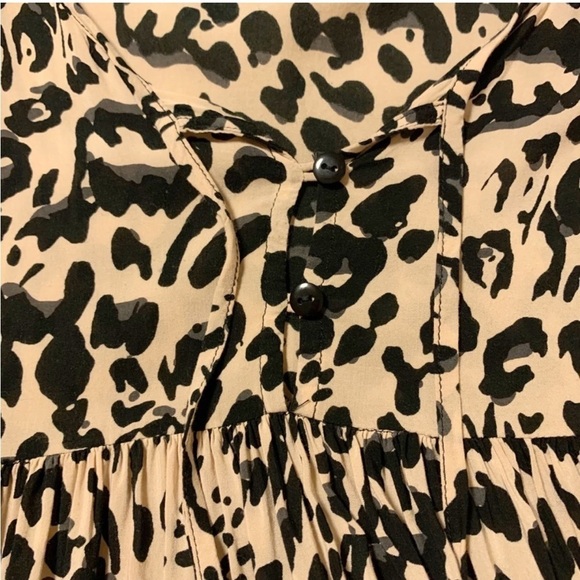 Auguste Heavenly Creatures Mini Dress Boho Cheetah animal print - Picture 6 of 15